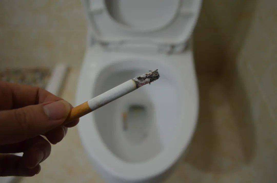的抽烟方式,或会更加损伤人体的健康,希望尽早改掉_习惯_厕所_身体