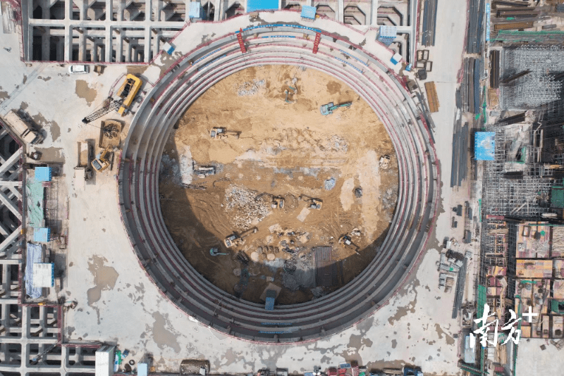 前海综合交通枢纽首批地下空间封顶,新一代枢纽城市综合体雏形初现_建设_一体_功能