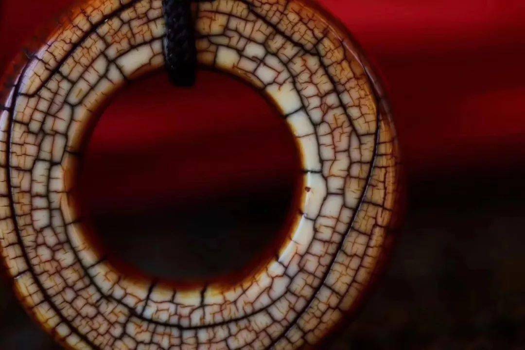 文玩开片,太美了!_星月_琉璃_象牙