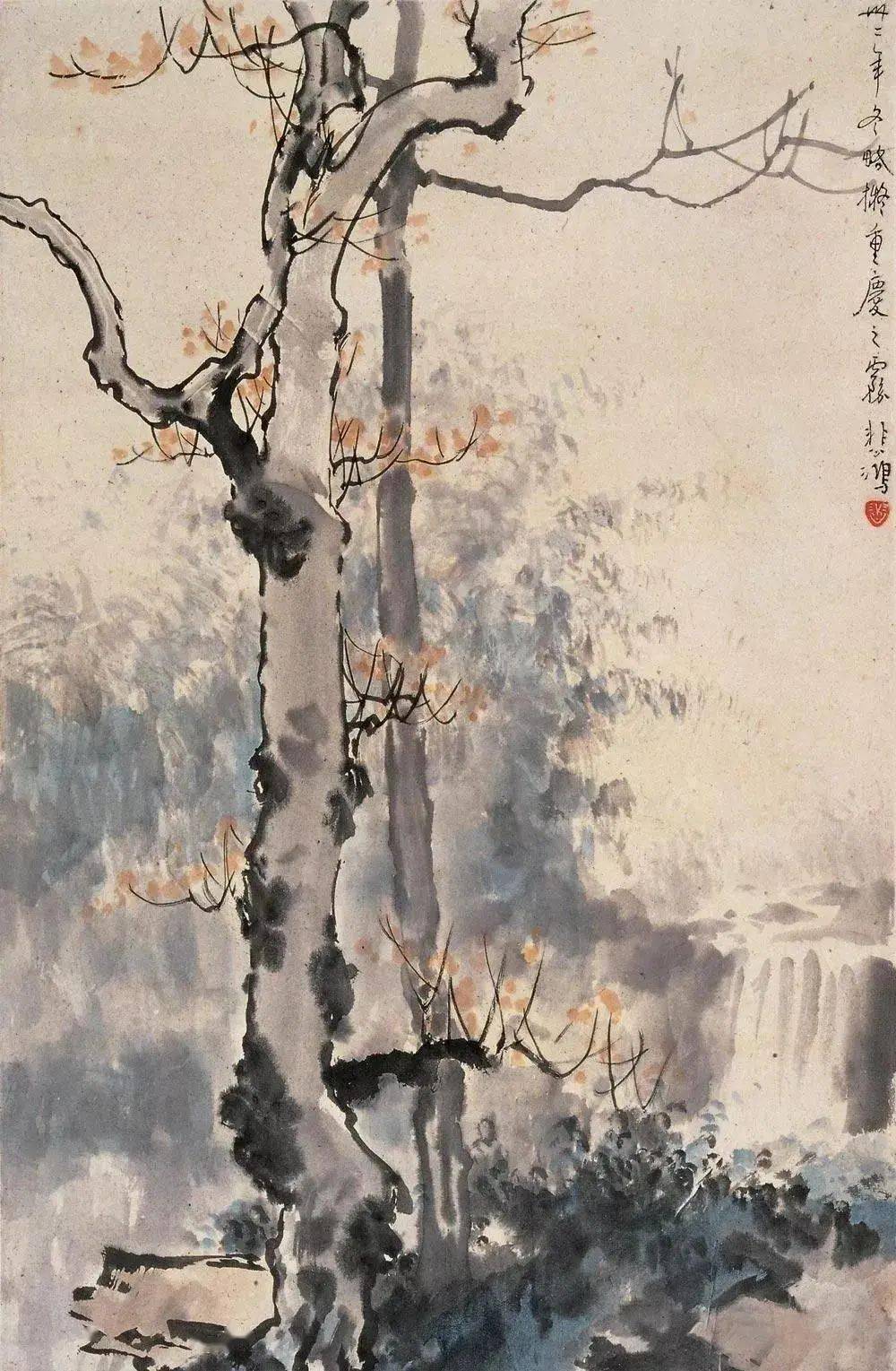 徐悲鸿山水画赏析