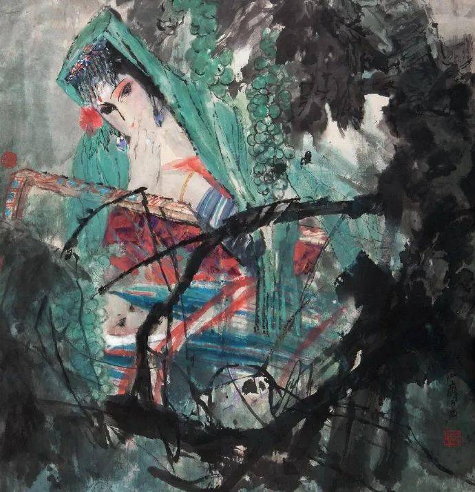 被首富王健林所推崇的画家石齐的画总是充满了变化与创新