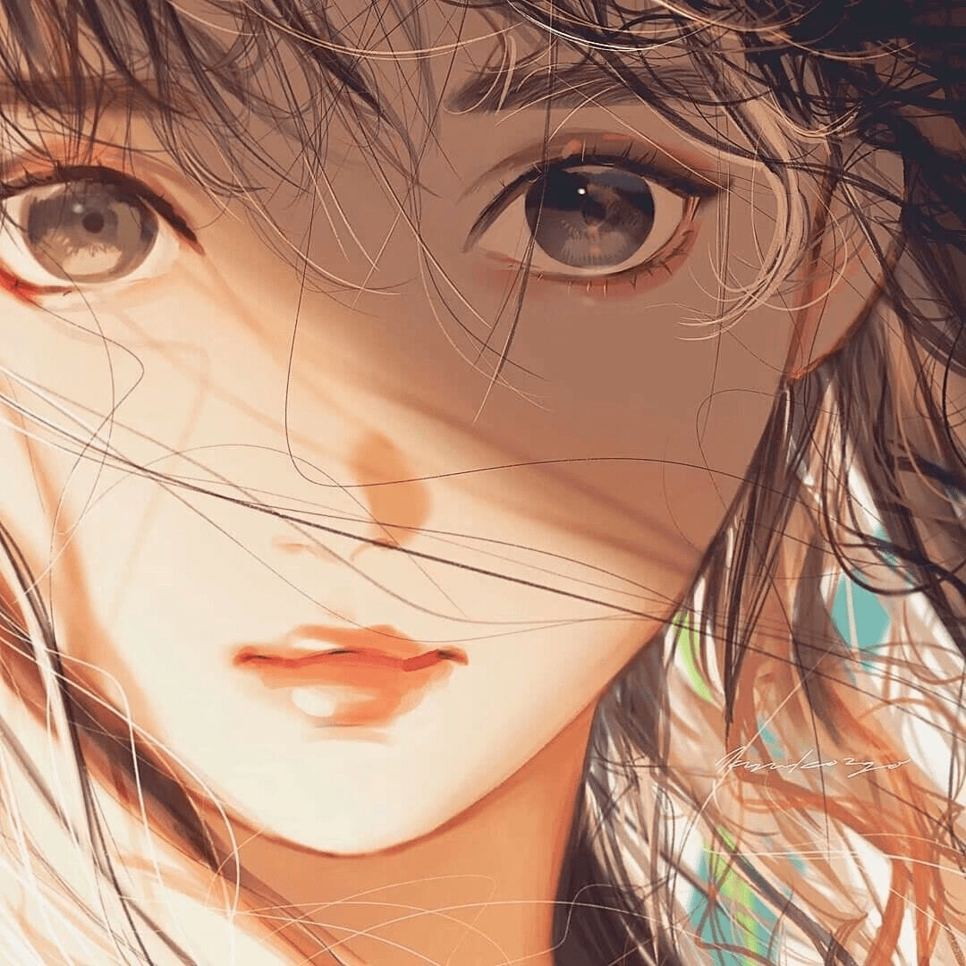 动漫女头 眼里有光_wi-fi_图文_图片