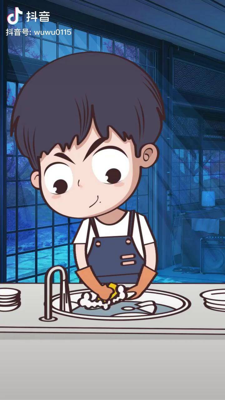 肖战五官暴击努力搬砖的男人真帅不过战战这洗碗shenqi哪来的还能发出