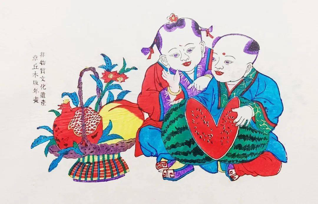 有内涵!_章丘_年画_木版