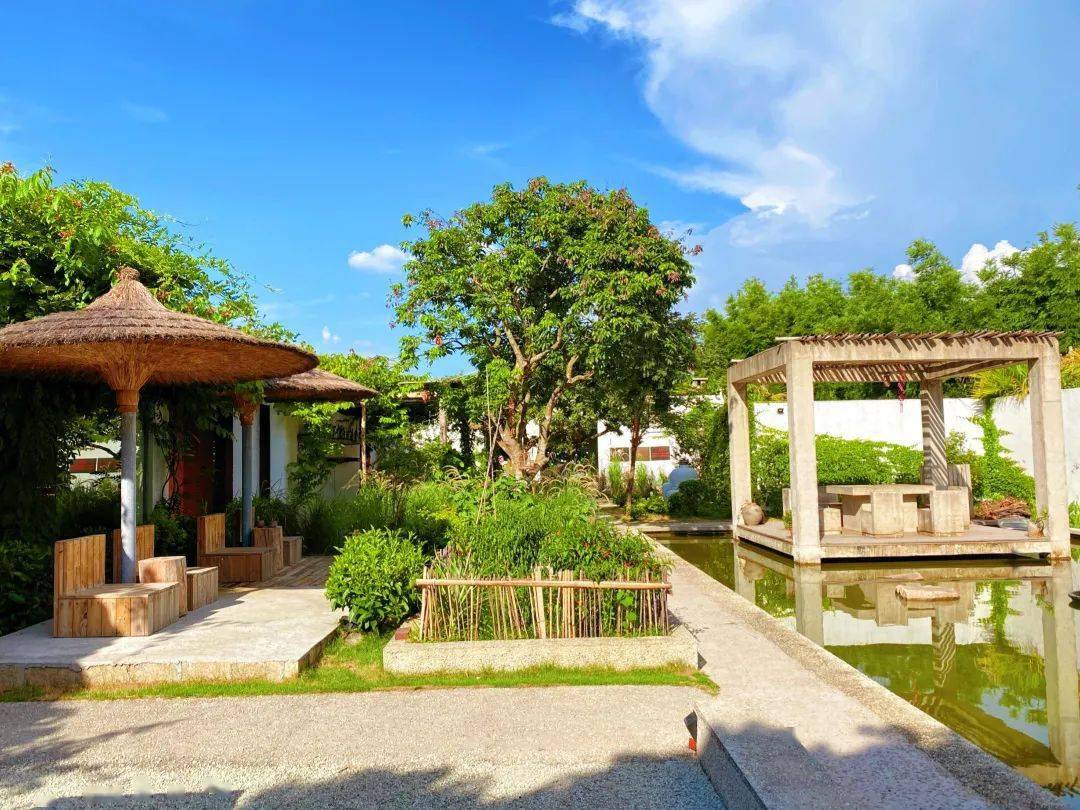 惠州博罗轻奢网红田园院落民宿,浪漫的无边泳池丨山里院子_观音阁镇