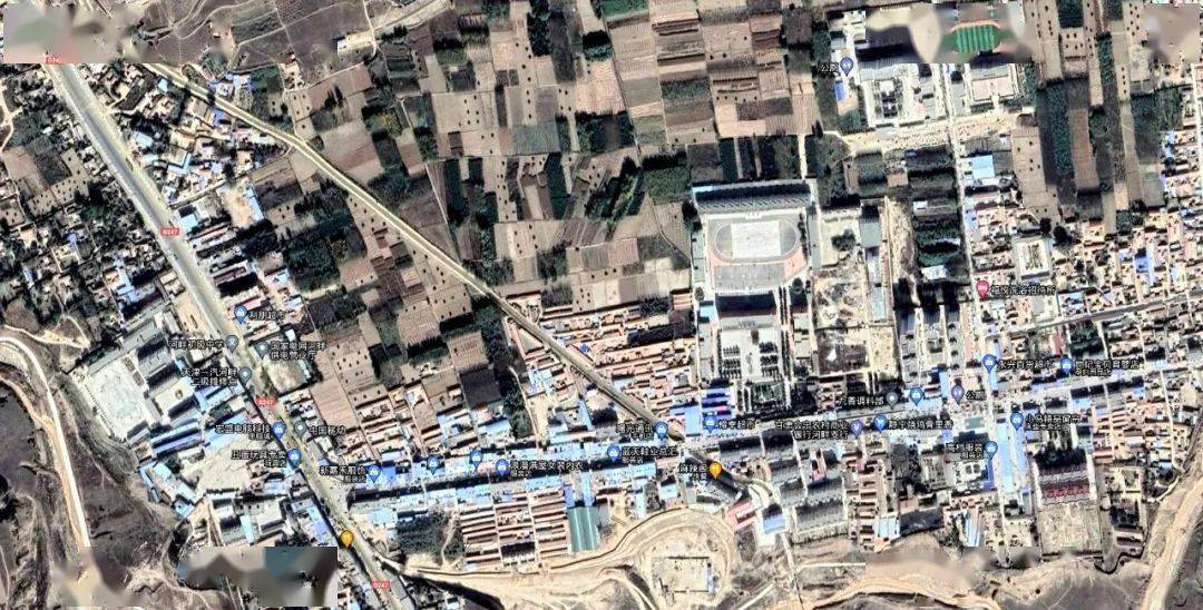 会宁县卫星地图高清版图片