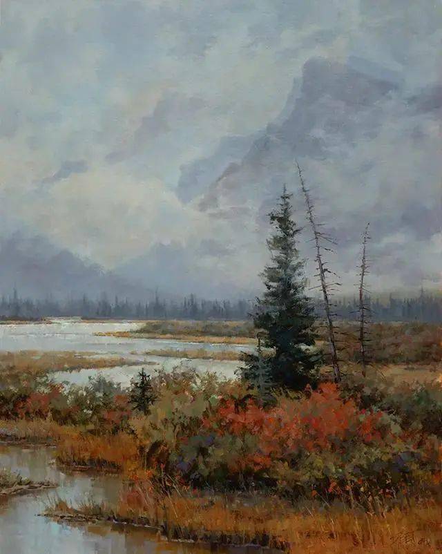 美国女画家达西皮特清新自然的油画风景作品