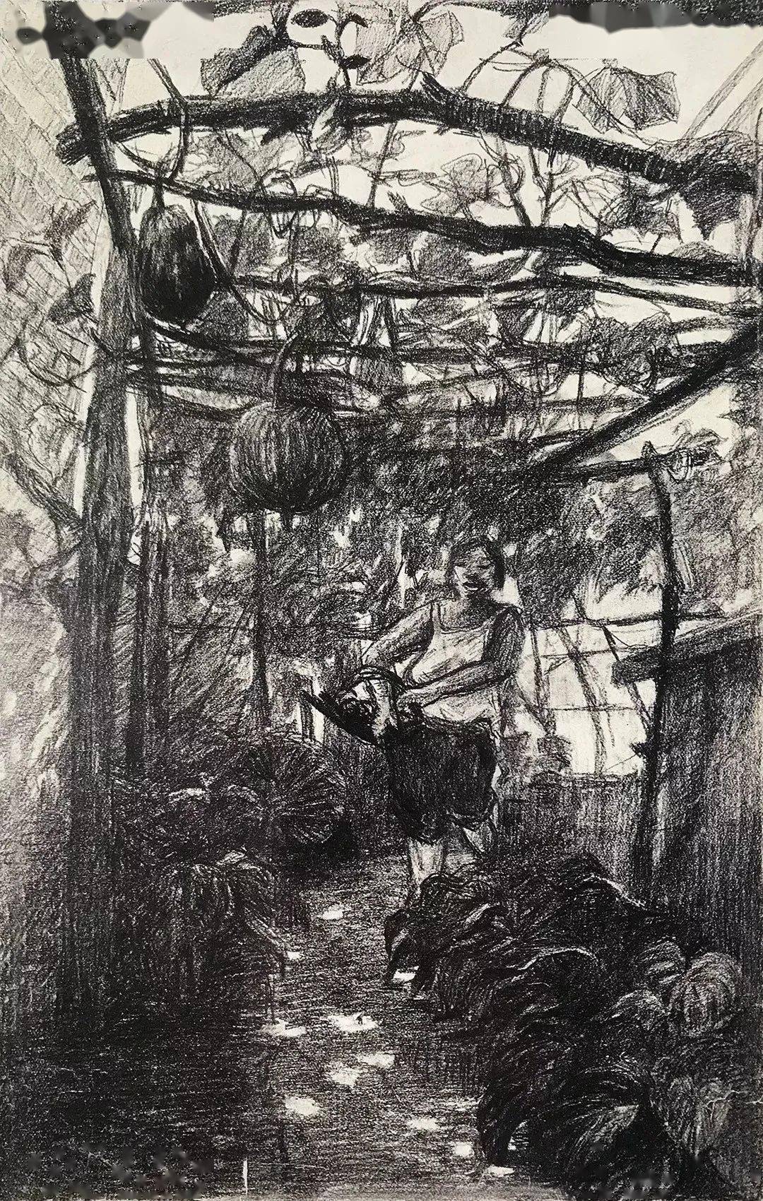 中央美术学院附中课外速写优秀作品精选_武汉市_校区_中南