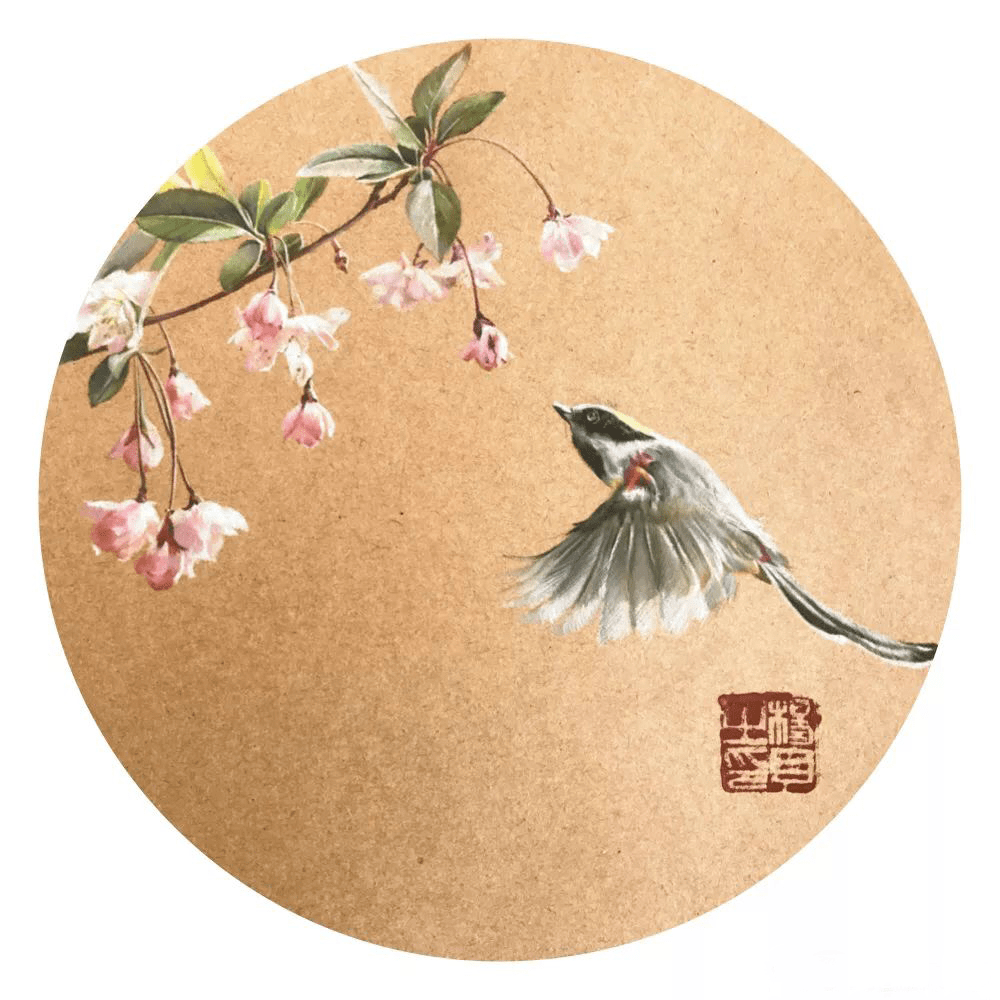 彩铅也能画出中国风,太仙了!