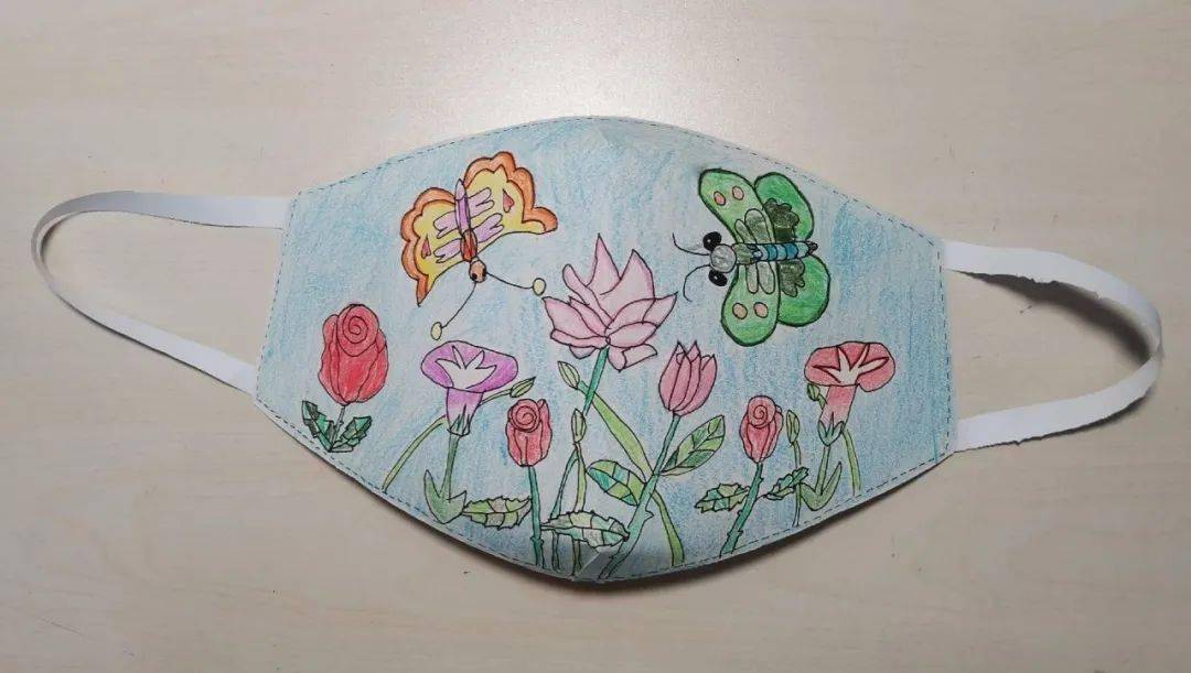 全人教育民乐艺术节艺起抗疫创意口罩彩绘四年级校园艺术节创意口罩