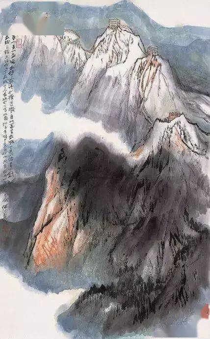 壮美山河何海霞山水画作品欣赏