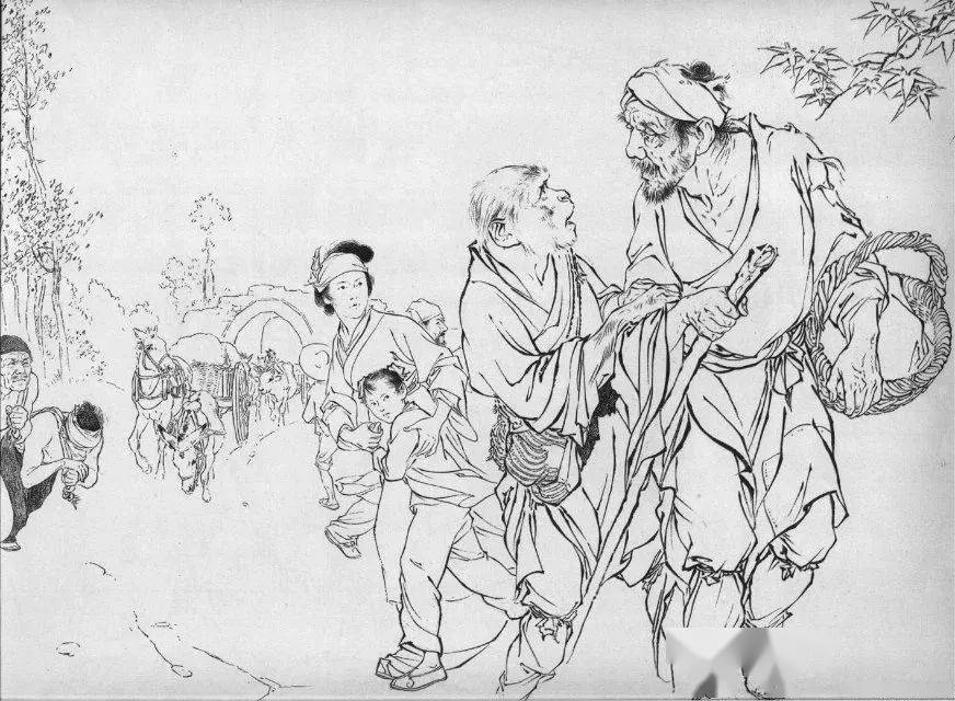 刘继卣经典白描欣赏功夫都在线上