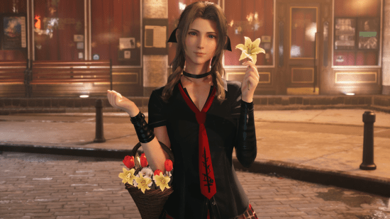 ff7re愛麗絲x瑪麗蘿絲mod黑白制服俏皮可愛