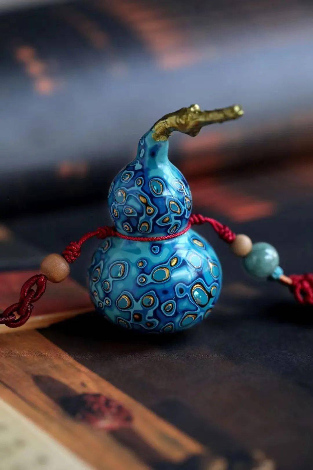 大漆葫芦挂件花钱早在汉代我们就有制作花钱祈福辟邪的传统,后世的