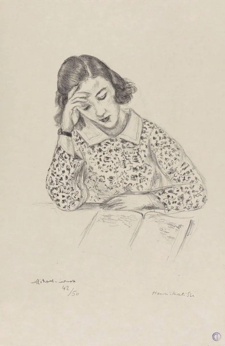 野兽派大师马蒂斯素描欣赏