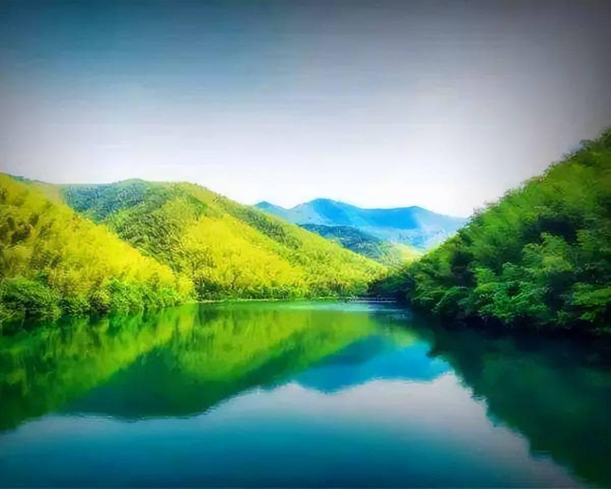 双溪竹海苍翠欲滴潺潺溪水涓涓清流澄澈无比沁人心脾67676767