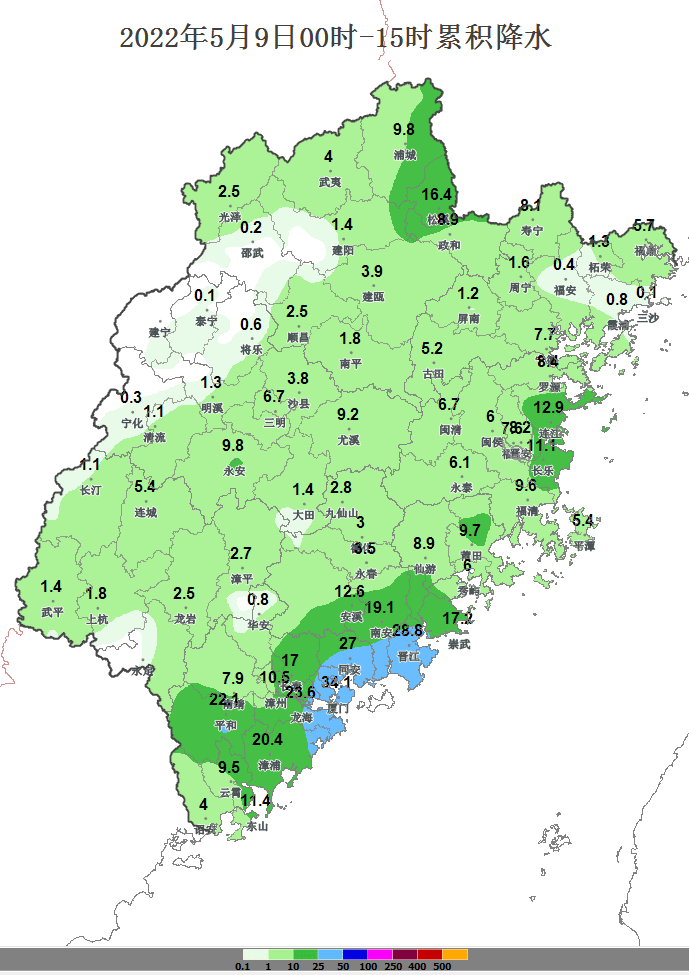 预警预警将波及福建仙游未来几天天气