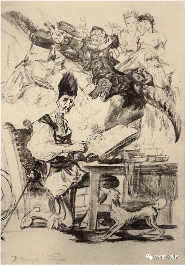 弗朗西斯科·戈雅丨素描全集_芥子园_画谱_中国画