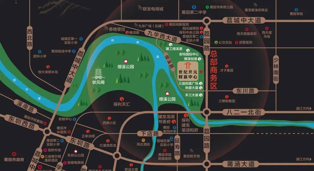 城市精粹簇拥,先天优势区位之上,毗邻博物馆,大学城,九华广场,高新