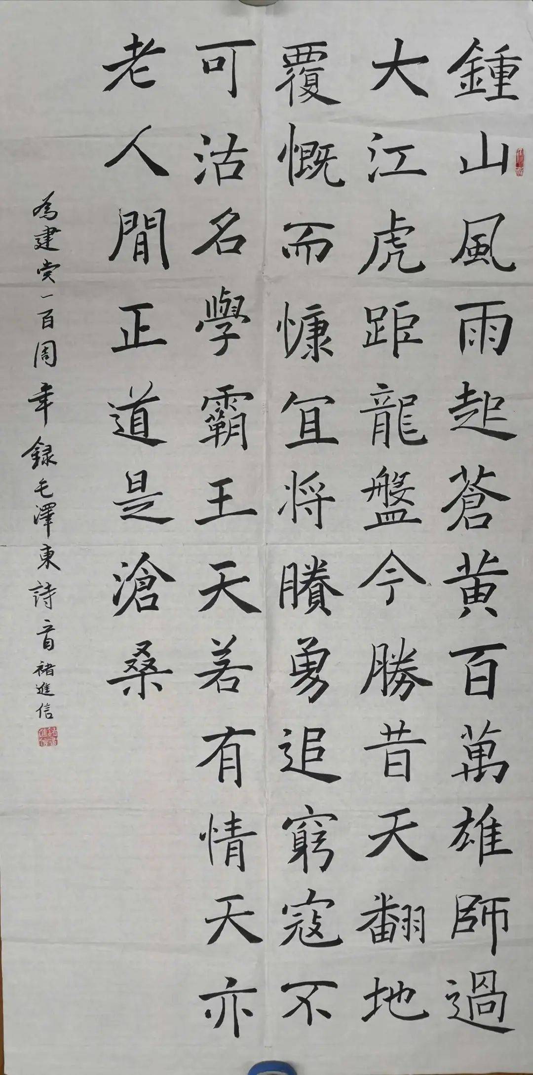 全省第七届中小学生艺术展演艺术作品类钟山风雨起苍黄阳光下的花儿