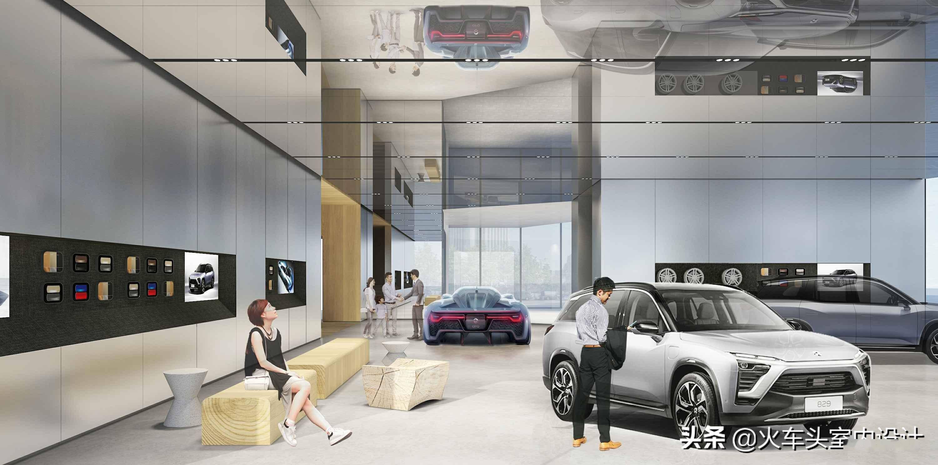 汽车展厅施工图纸6套新能源汽车体验店汽车4s店_搜狐汽车_搜狐网