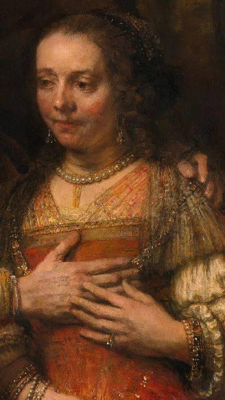 粗粝之美_伦勃朗_笔触_新娘