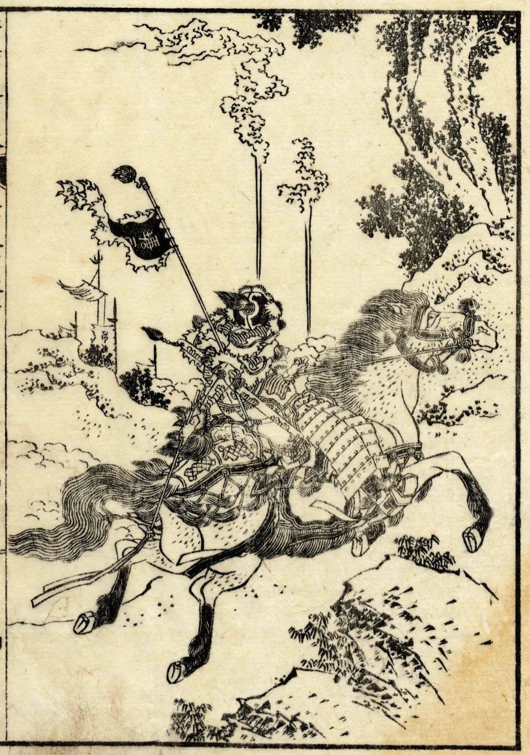 人间的万物春秋——葛饰北斋珍贵线稿_浮世绘_笔下_绘画