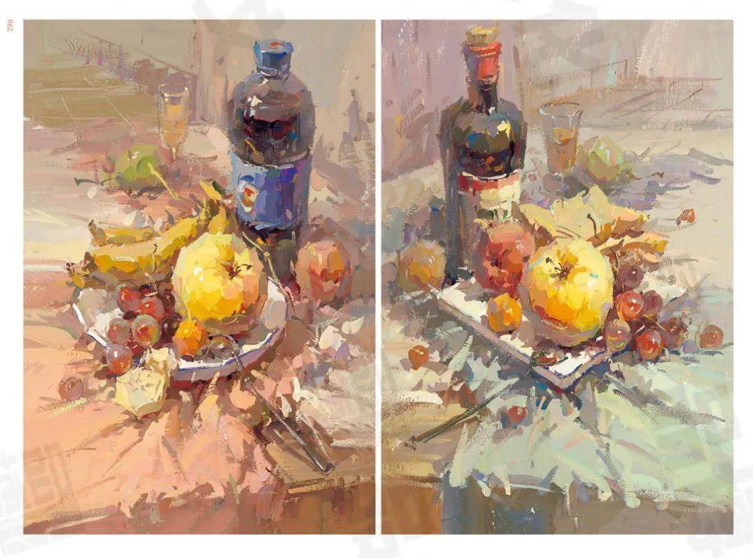 征战联考3色彩静物横构图张国政回归本质的形体色于一体贴合考题方向