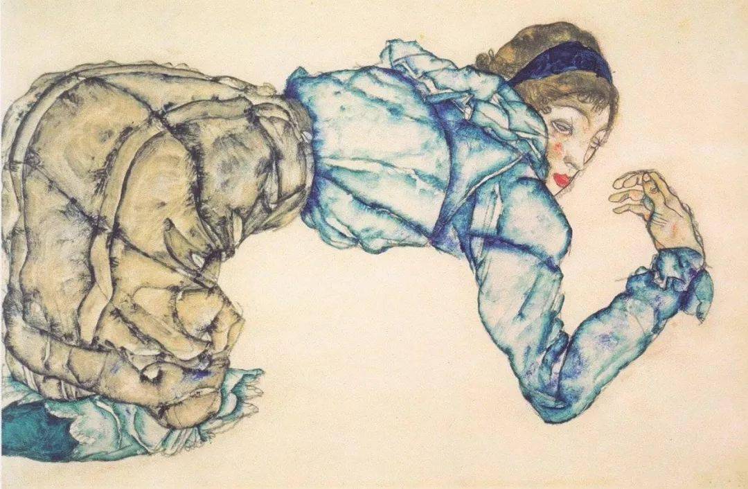 分离派重要代表 直逼心灵的艺术家_贡·席勒_作品_egon