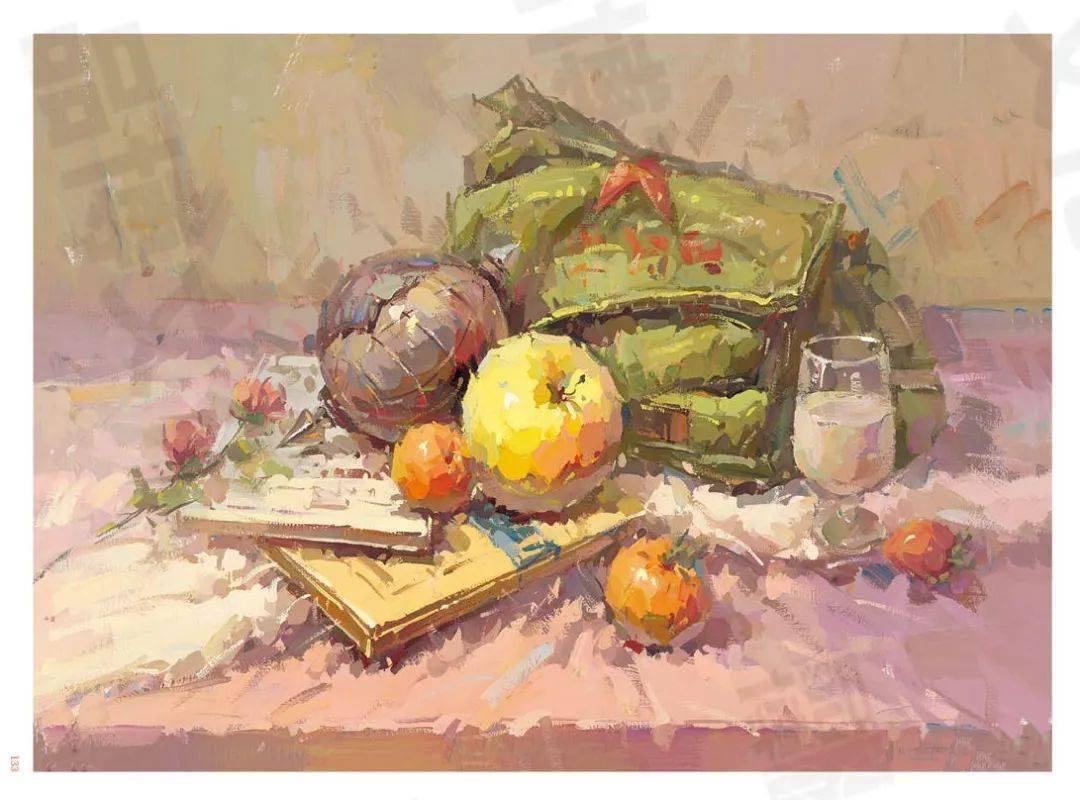 征战联考3色彩静物横构图张国政回归本质的形体色于一体贴合考题方向