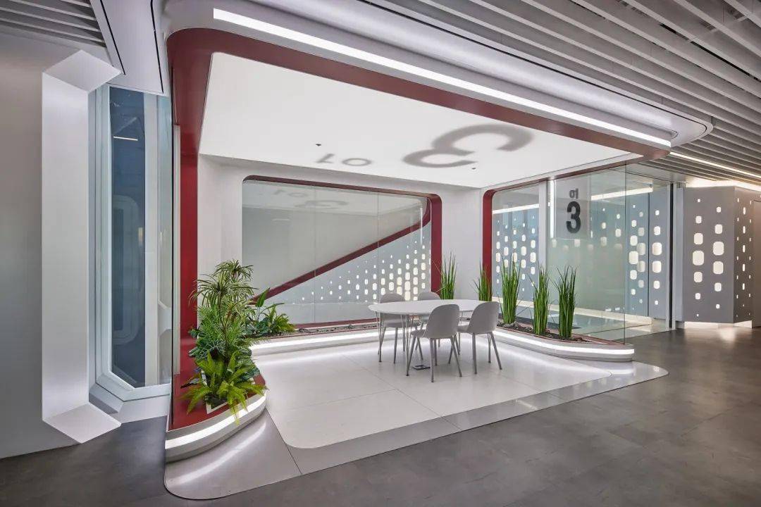 yg 娱乐新总部,交互式中庭点亮办公大楼_空间_设计_k-pop