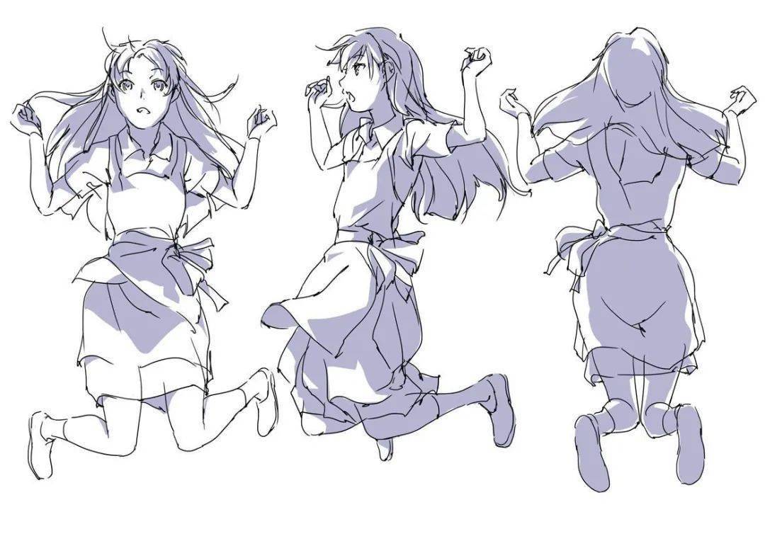 为什么你画的人物跳跃动作都很生硬这些方面你们注意了吗