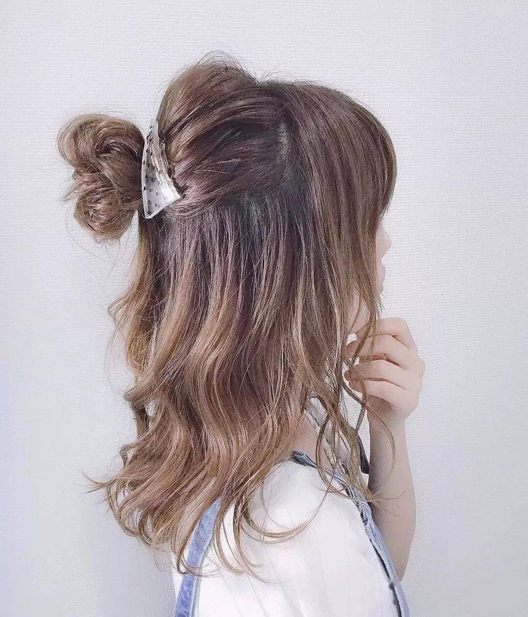 超简单日系编发甜美可爱优雅全都有