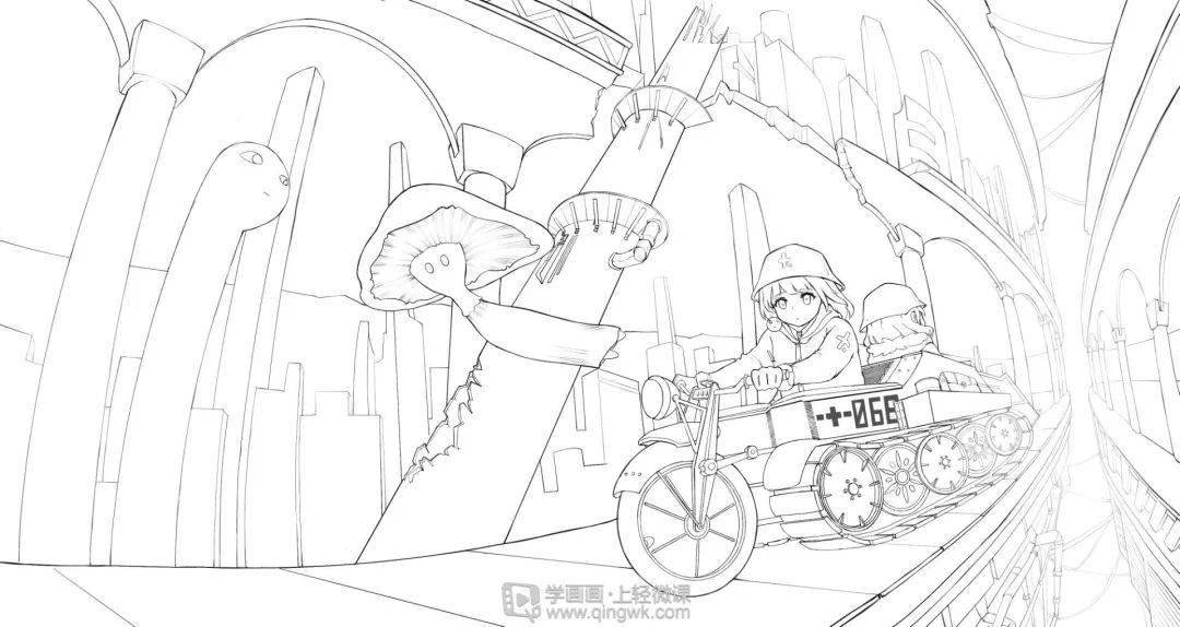 学习画画一年,作业通过率达100%_动漫_人物_画法