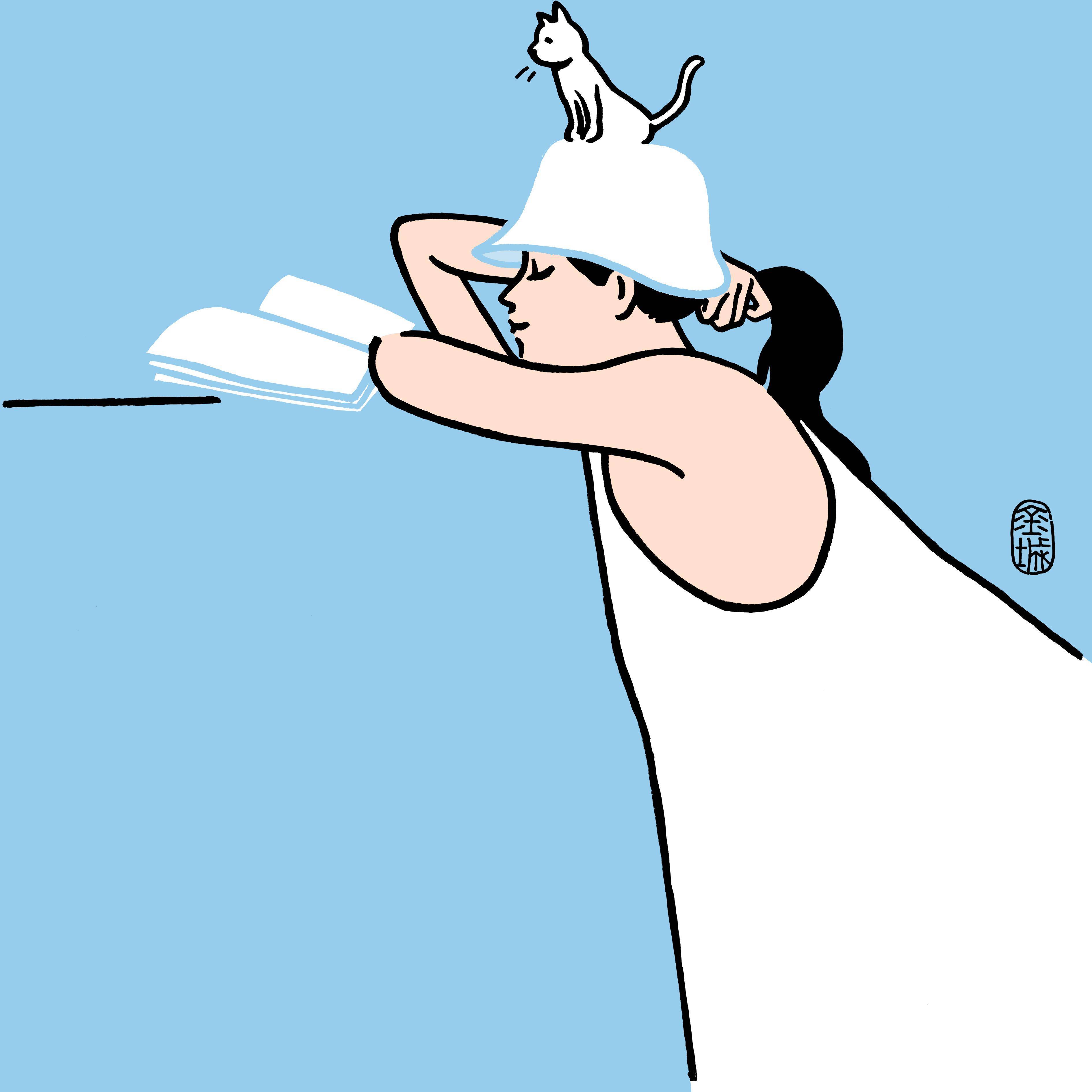 漫画家金城个展广州开幕快来北京路偶遇极简少女吧