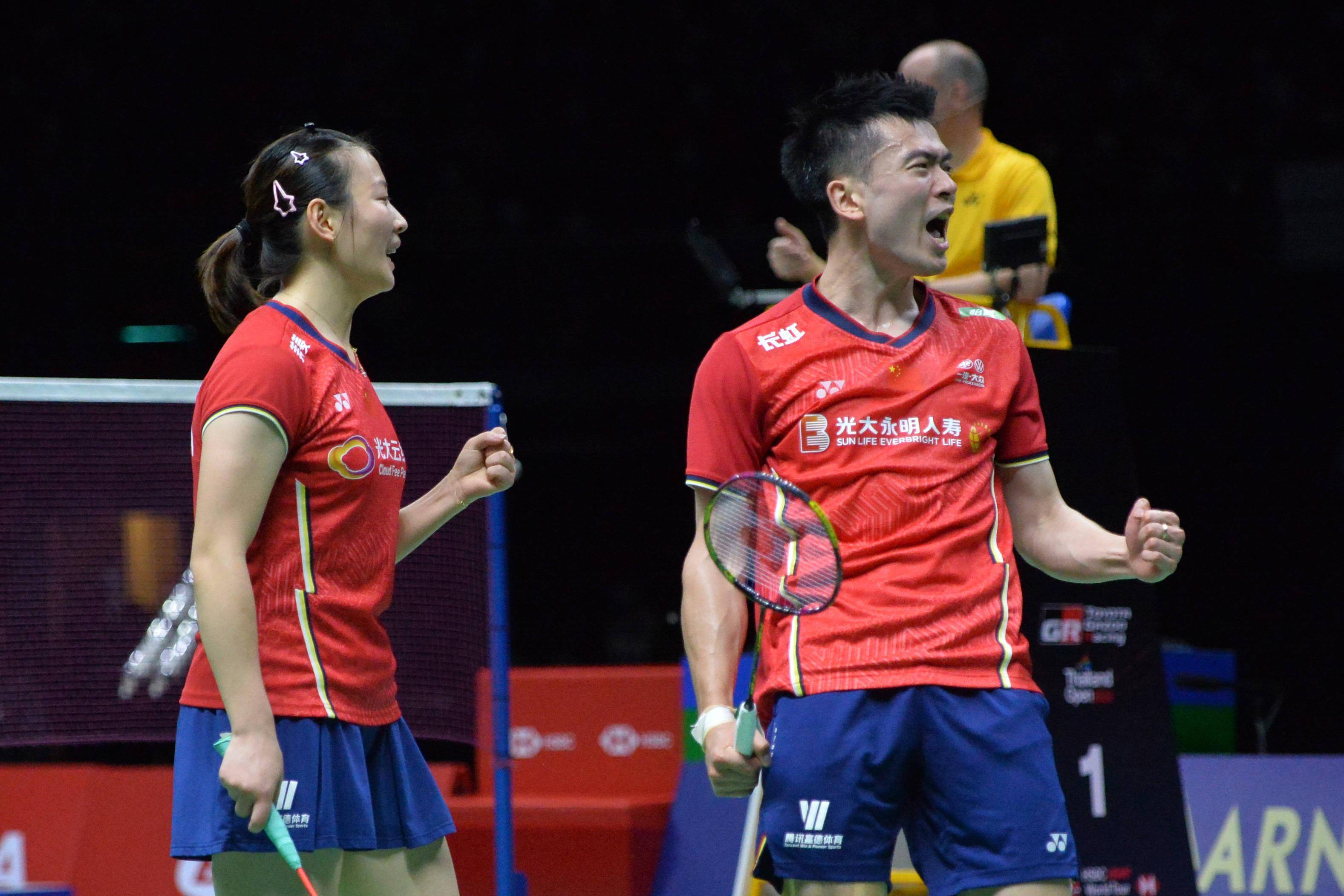 羽毛球泰国公开赛郑思维黄雅琼夺得混双冠军
