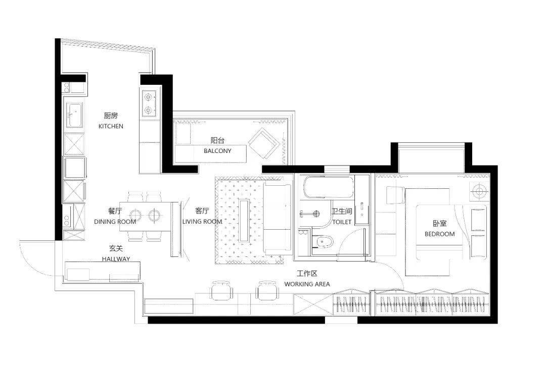 旧屋爆改都靠拆?她家砌堵墙,客厅大一倍!
