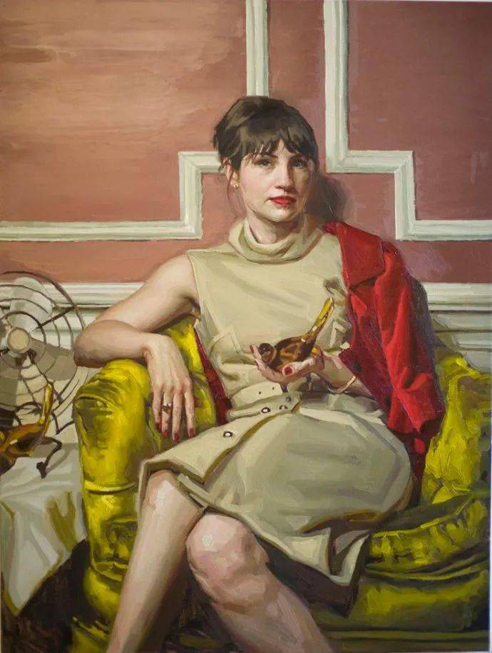 美国现代具象主义女画家玛丽索尔独特的油画作品都是真实生活的味道