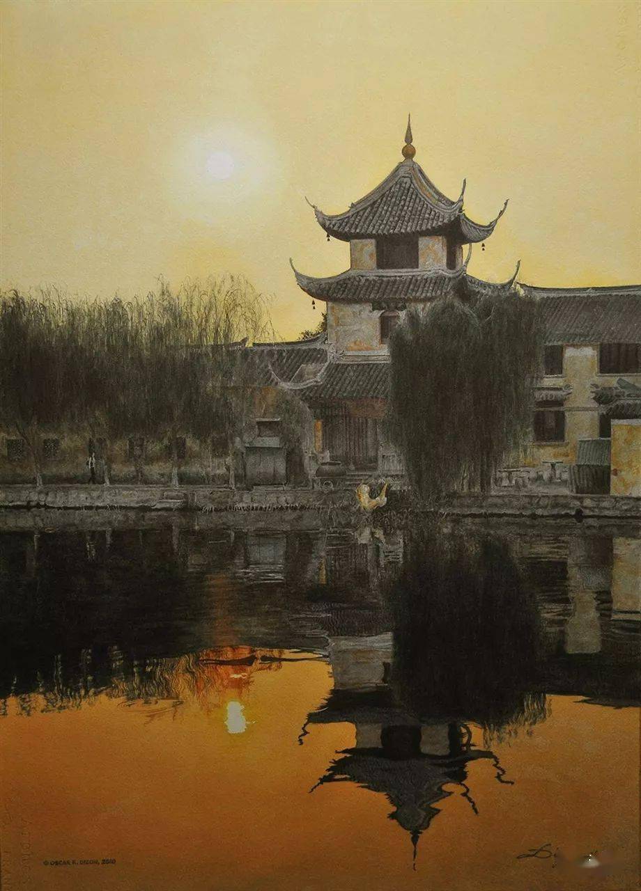 一组国外获奖风景油画作品选