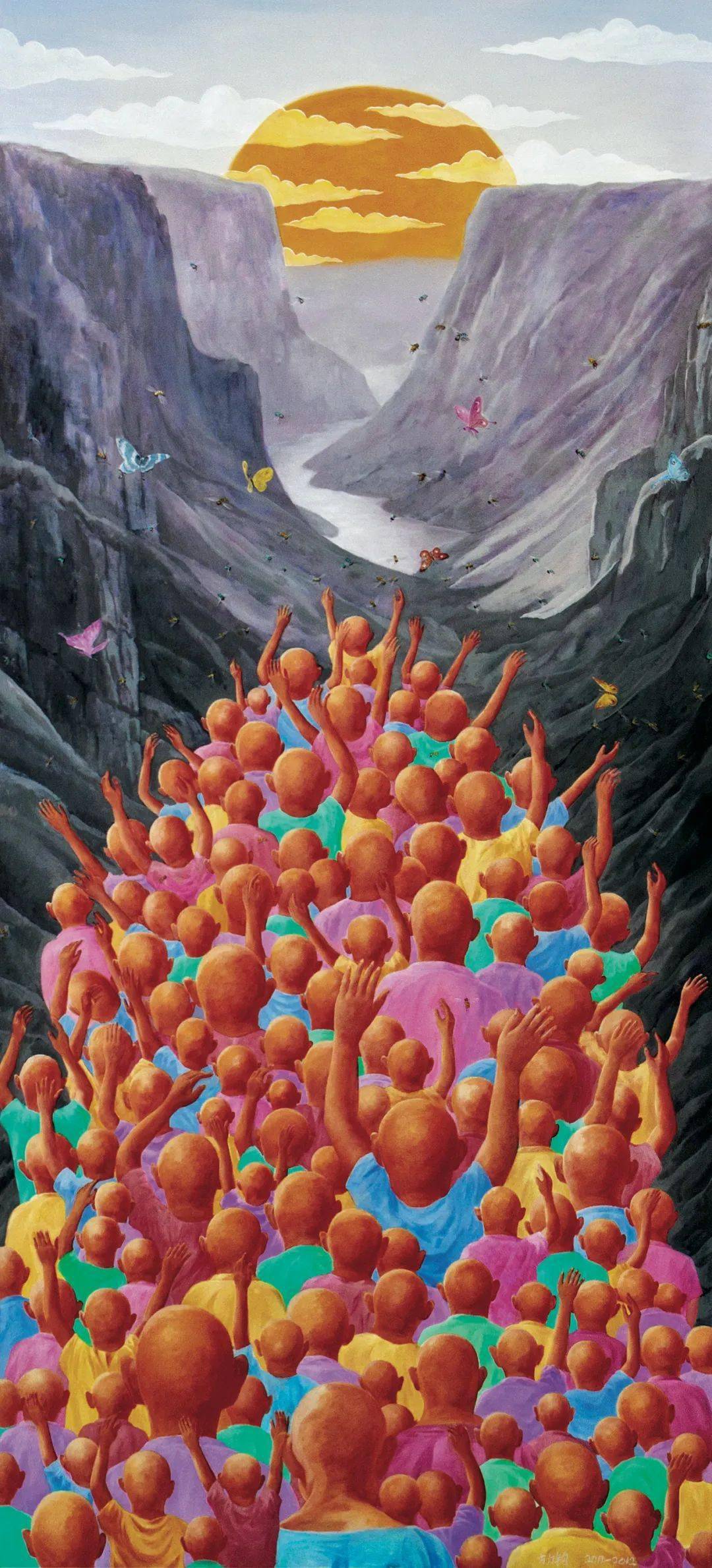 价值千万的"光头",你想要吗?_方力钧_拍卖市场_数据