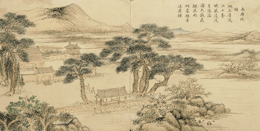 品宋韵讲好西湖故事 | 西湖十景之南屏晚钟_净慈寺_清代_碑亭