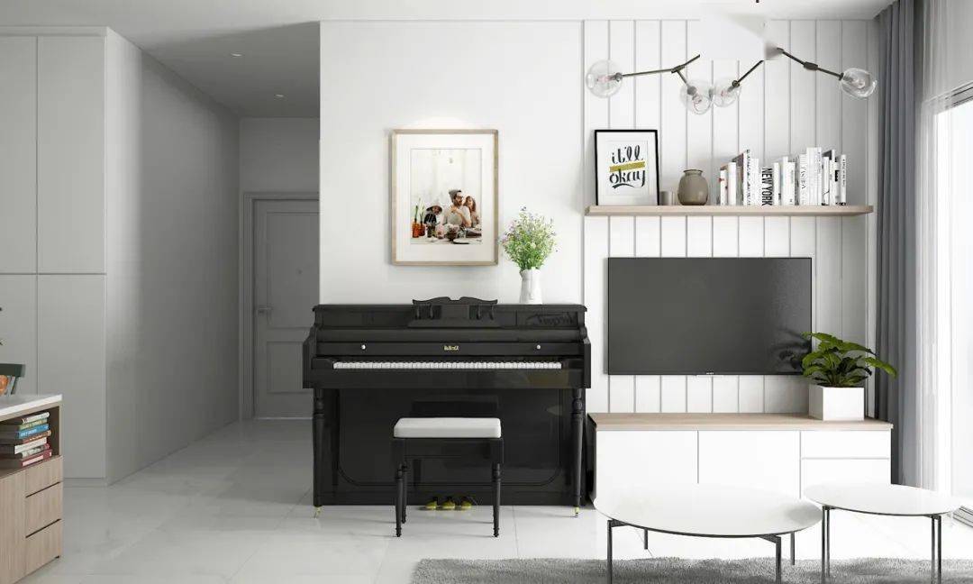 家里摆一架钢琴,会怎样?这样摆放堪称完美