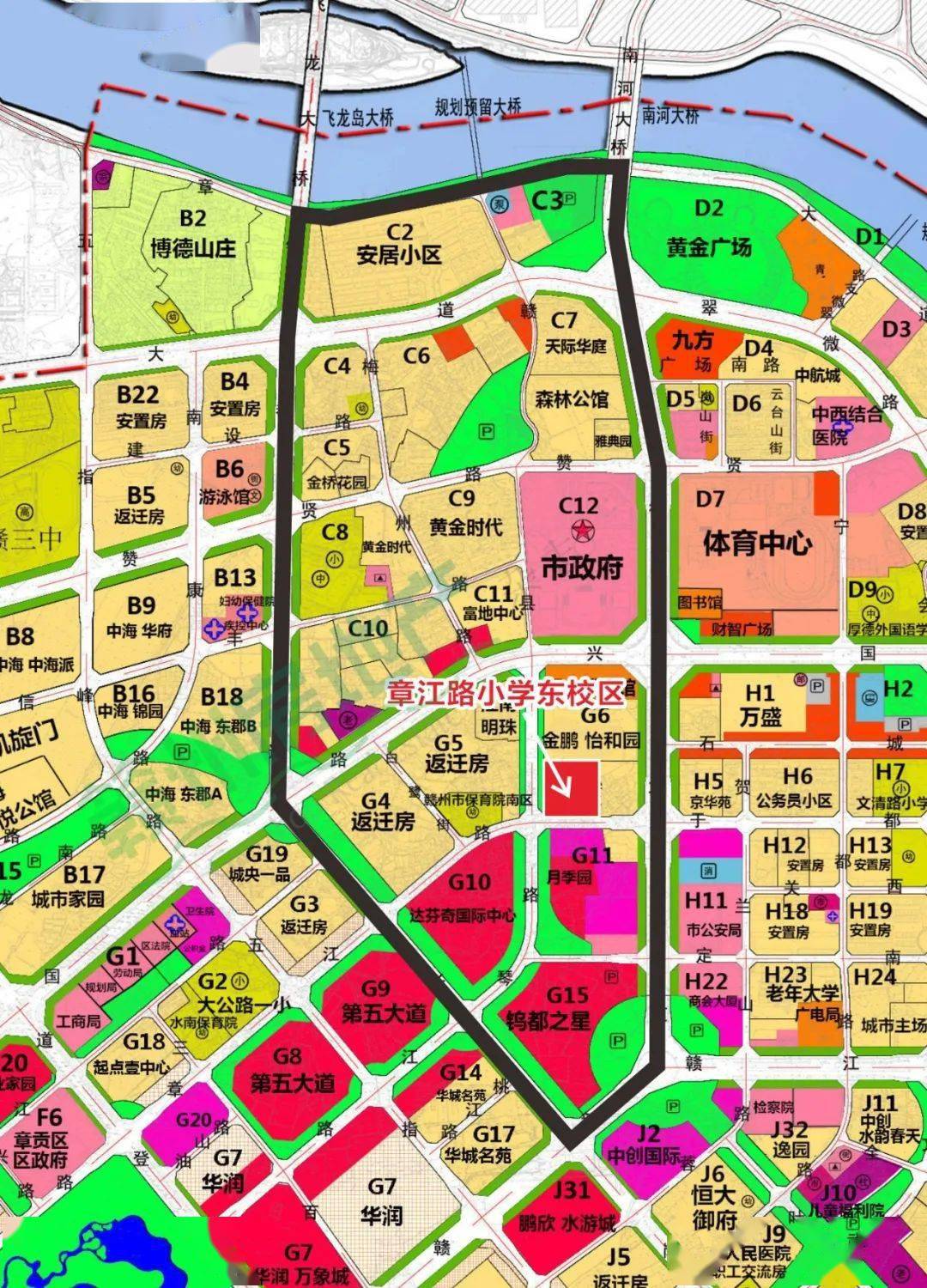 擴散章江新區2022年小學學區劃分曝光附高清大圖