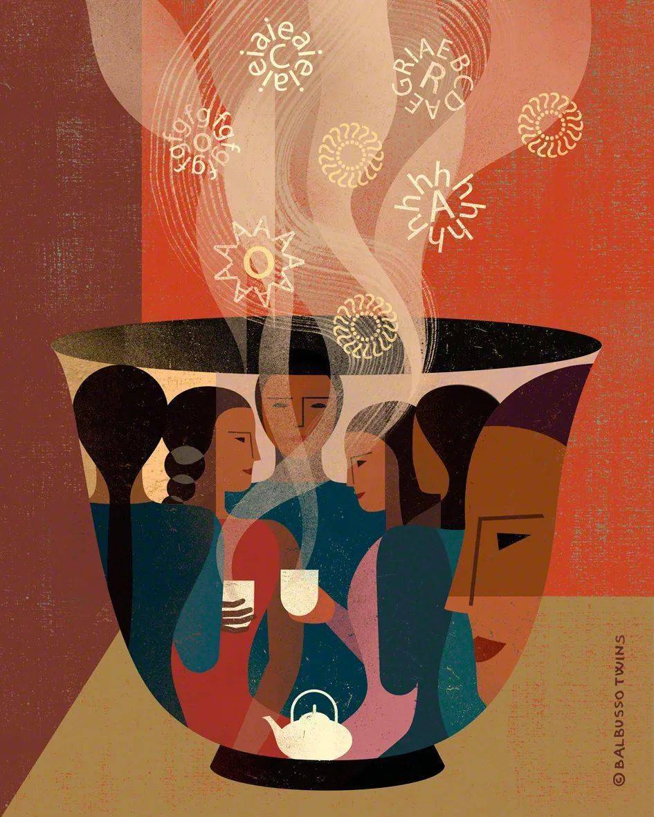 插画师balbussotwins诱人的文艺复兴