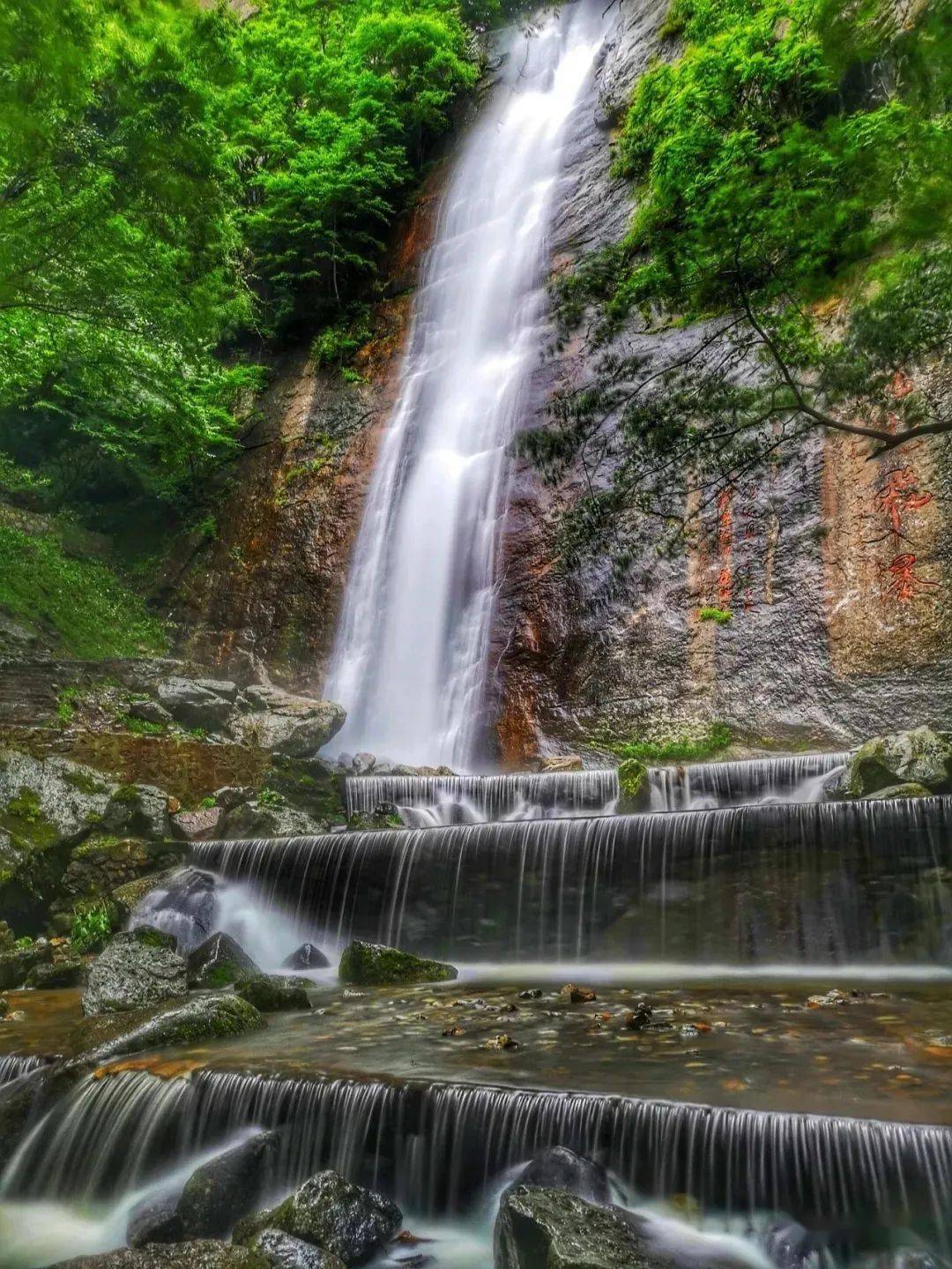 各个撼人心魄!_瀑布_飞瀑_钓鱼台