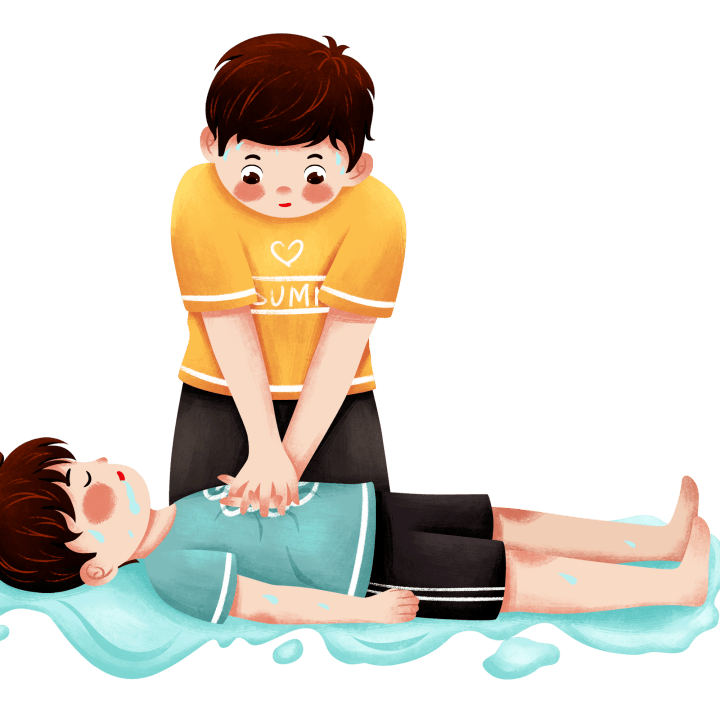 防溺水夏天的风轻轻吹过孩子戏水要看紧啦