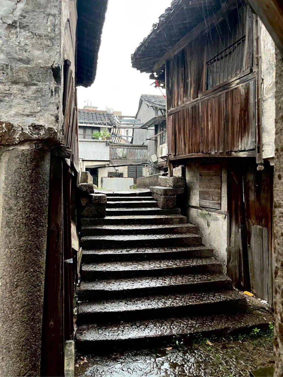 【绍兴·图说】雨天的安昌古镇_hugj_摄影_老街
