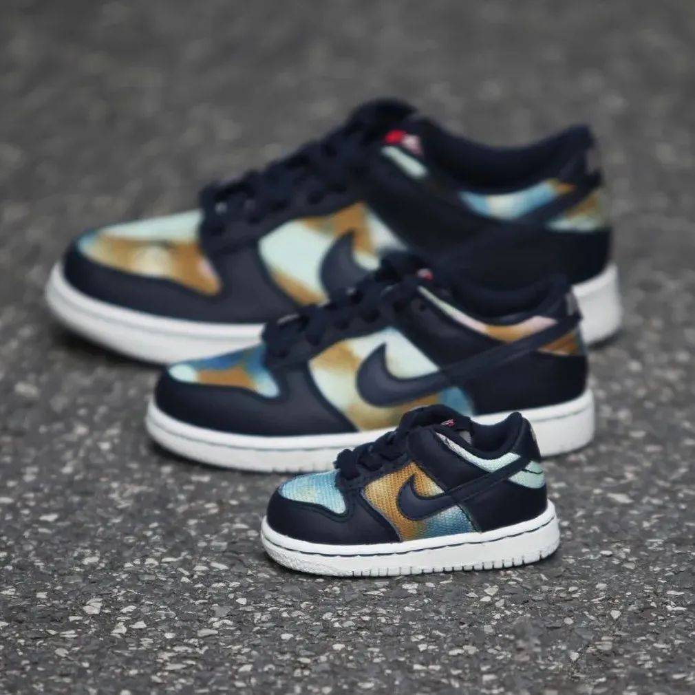 Nike | Shoes | Nike Dunk Low Se Retro Prm Obsidian Graffiti Tde Size 2c Dm48400 Ships Fast 