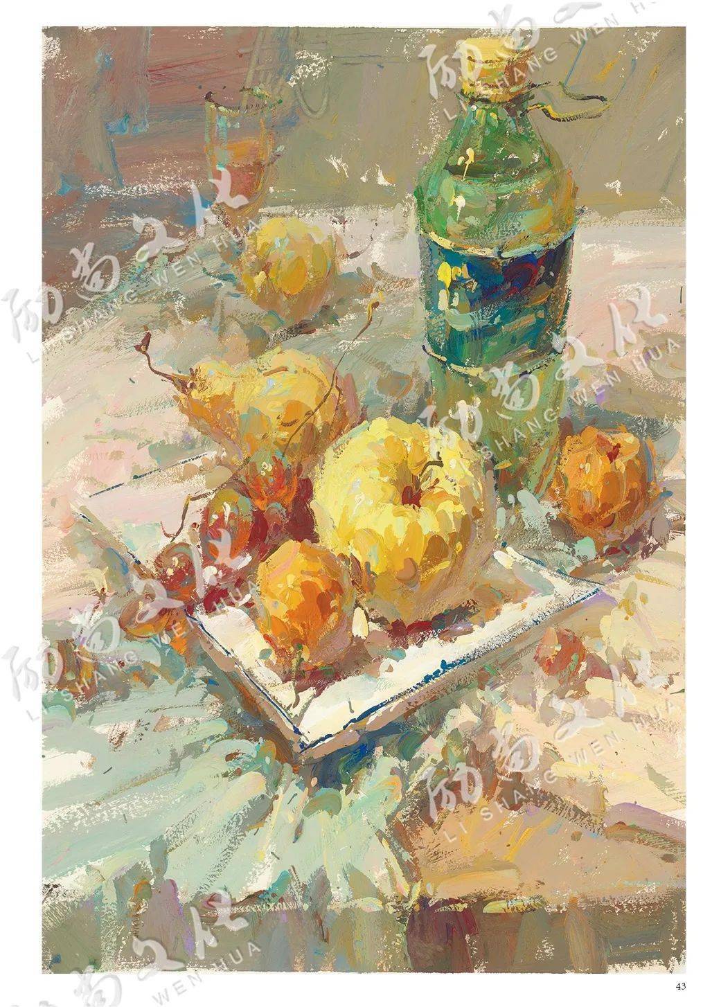 张挺色彩静物2022给你不一样的联考色彩用笔松动颜色雅致不死板不套路