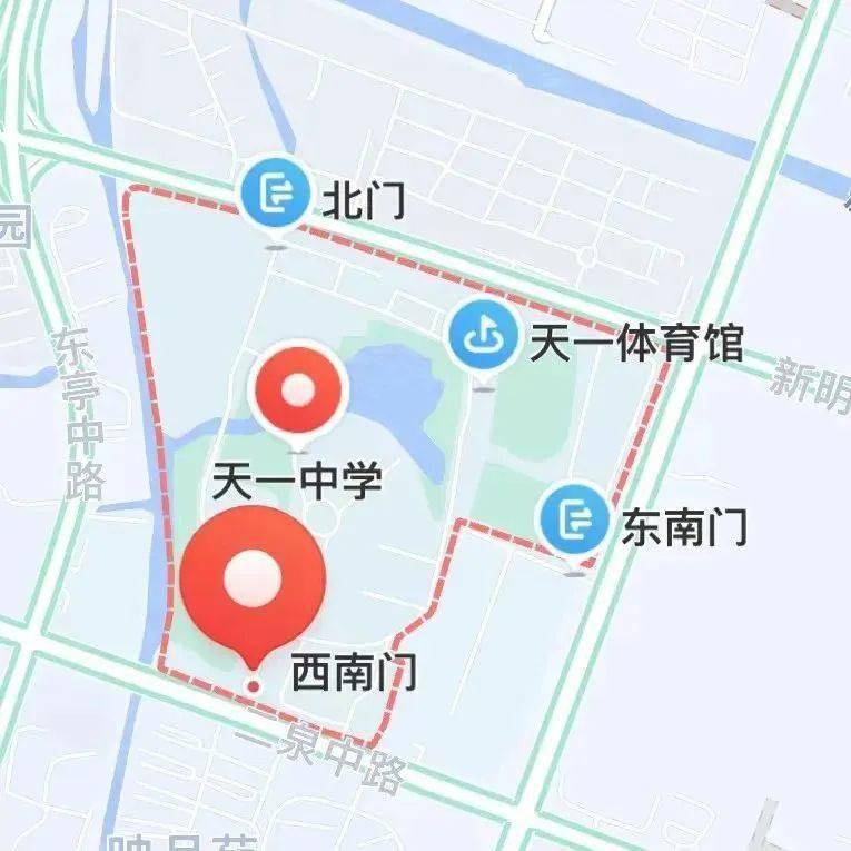 9,江苏省天一中学:东亭二泉中路18号绝大部分为大客车送考,极少数送考